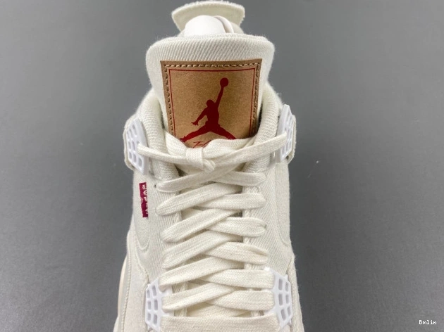 Bmlin Levi's x 'White' AO2571-100 Air 4 Jordan 0716